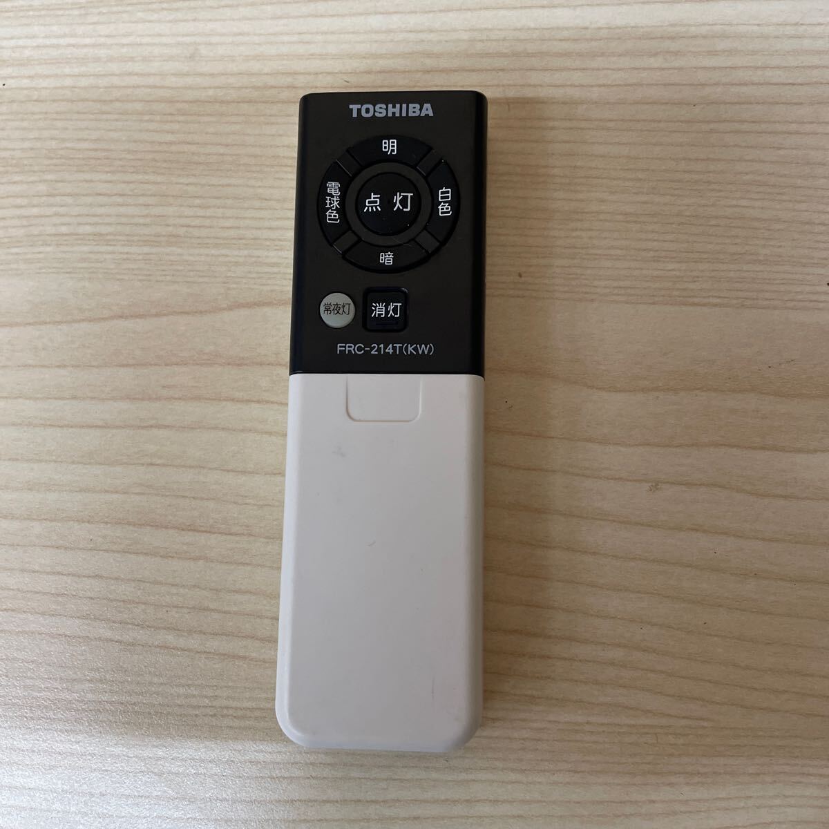 TOSHIBA 東芝 照明リモコン FRC-214T(KW) リモコン拍卖