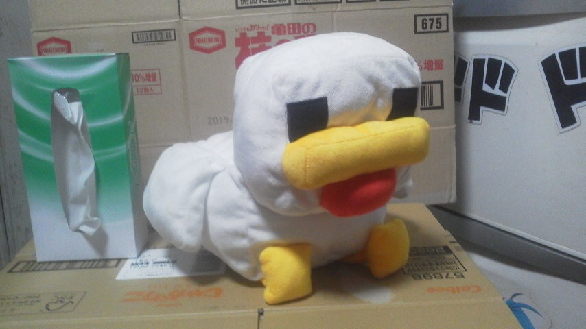 m タグなし マインクラフト チキン&ジョッキー BIGぬいぐるみ ニワトリ 鶏 BIG マイクラ Minecraft ぬいぐるみ 送料660円拍卖