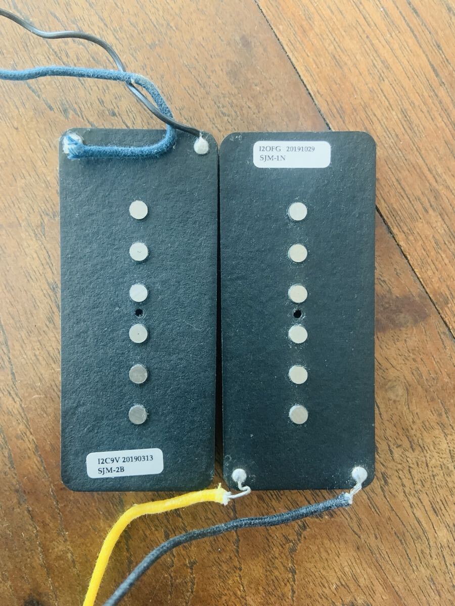 セイモアダンカン ジャズマスター用 2個セット Seymour Duncan SJM-1N SJM-2B ギターピックアップ拍卖