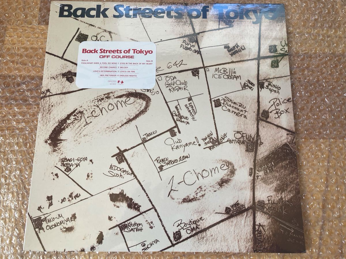 【未開封新品】LP オフコース / BACK STREETS OF TOKYO 小田和正 未使用拍卖