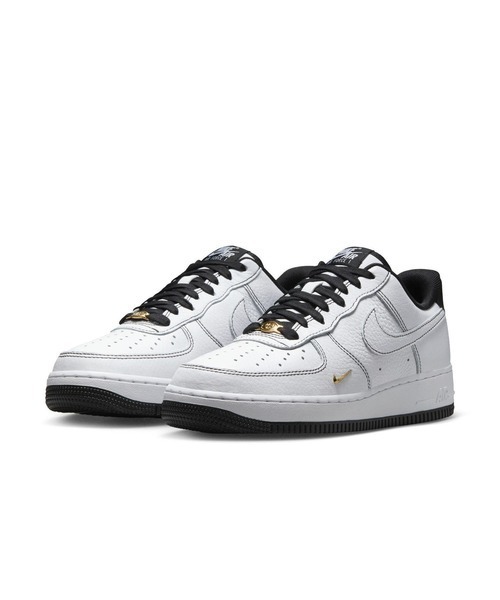 NIKE WMNS AIR FORCE 1 MINI JEWEL SWOOSH ナイキ ウィメンズ エアフォース ミニ ジュエル AF1【IB6543-101】ホワイト レザー 25.0cm拍卖