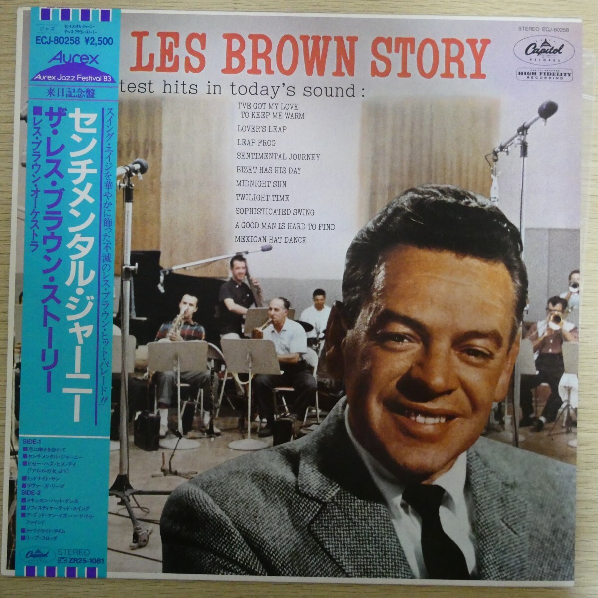 LP3699☆帯付「ザ・レス・ブラウン・ストーリー / センチメンタル・ジャーニー / ECJ-80258」拍卖