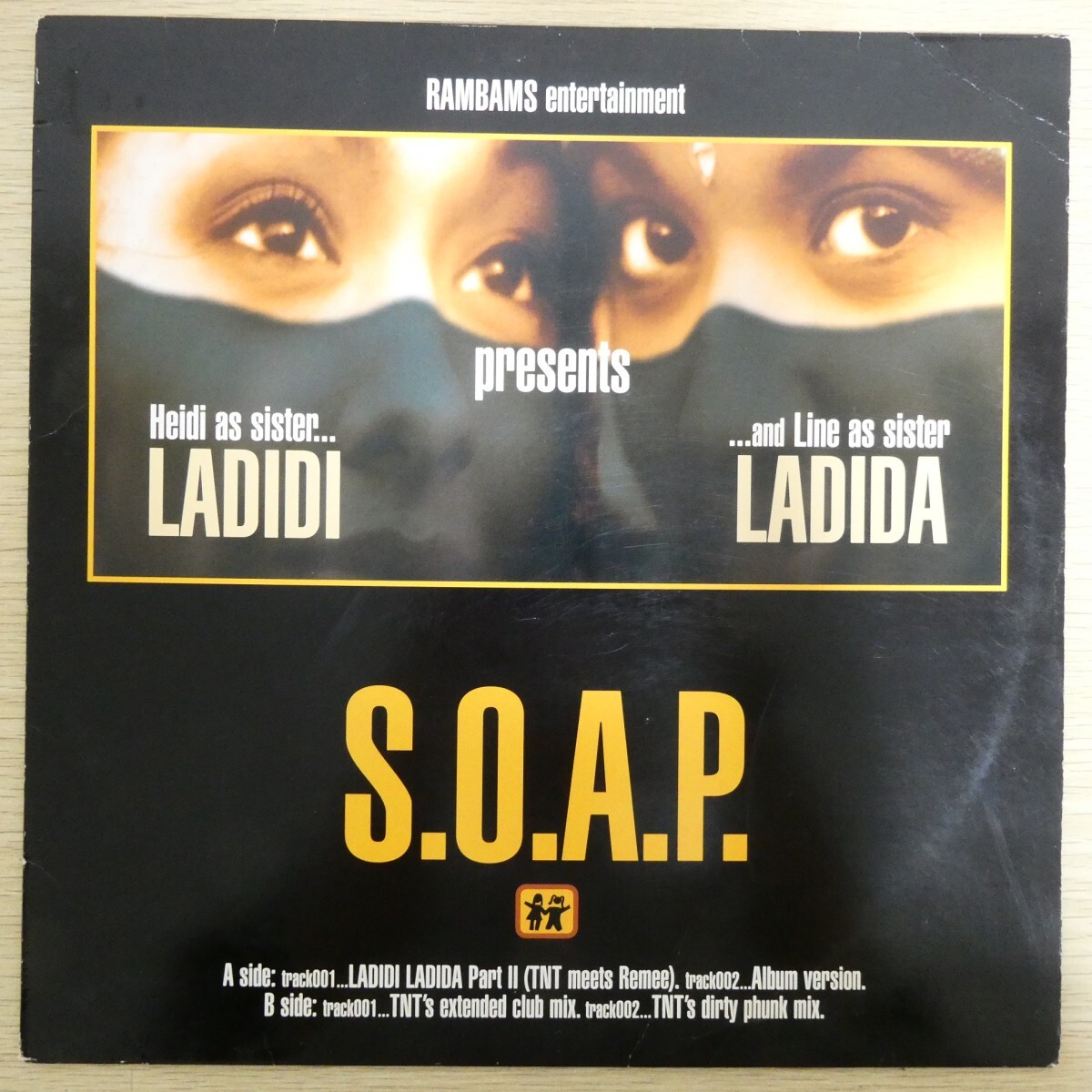 LP4128☆12インチ「S.O.A.P. / Ladidi Ladida / 01-665585-20」拍卖