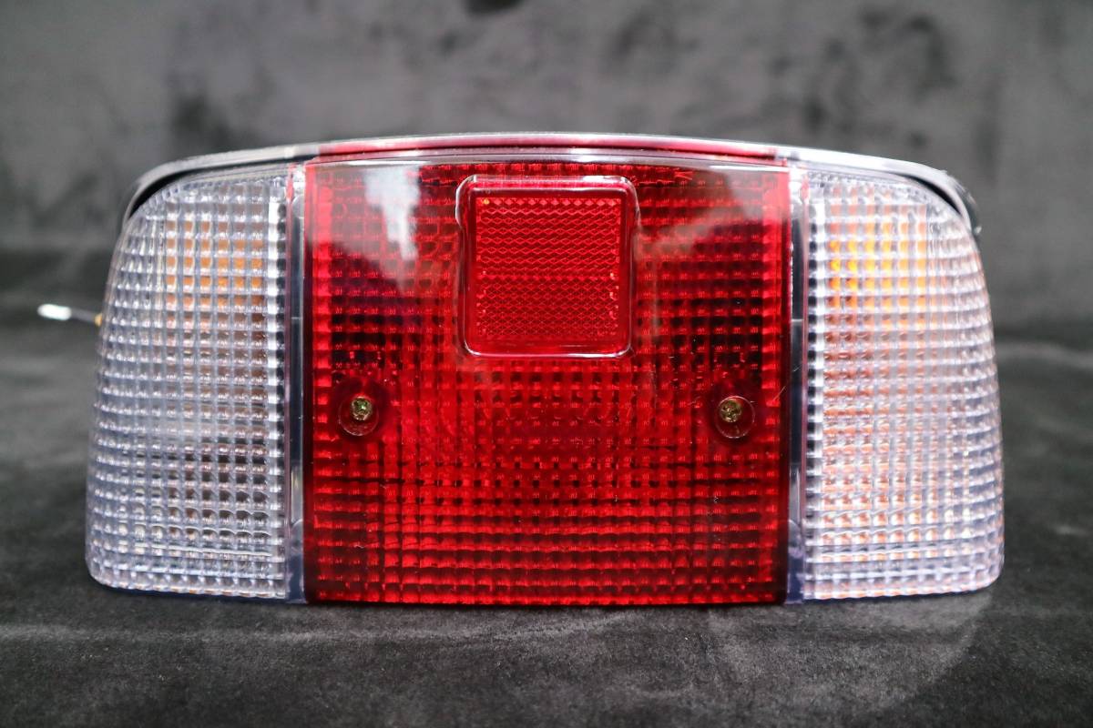 送料込み CBX400F テール ライト 紅白 / 純正タイプ CBX550F NC07 PC04 外装 ユニット ランプ メッキ レンズ ノーマル 拍卖