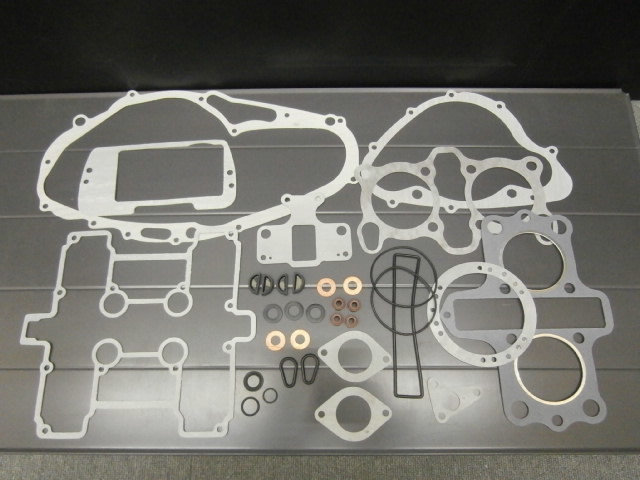 送料込 GS400 エンジンガスケット セット/ GS400E バルブシール マフラー アルフィン 純正 エンジンカバー 外装 エンジン拍卖