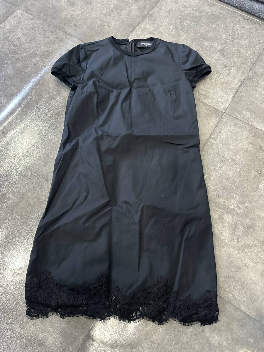 DSQUARED2 ワンピース ブラック 36拍卖