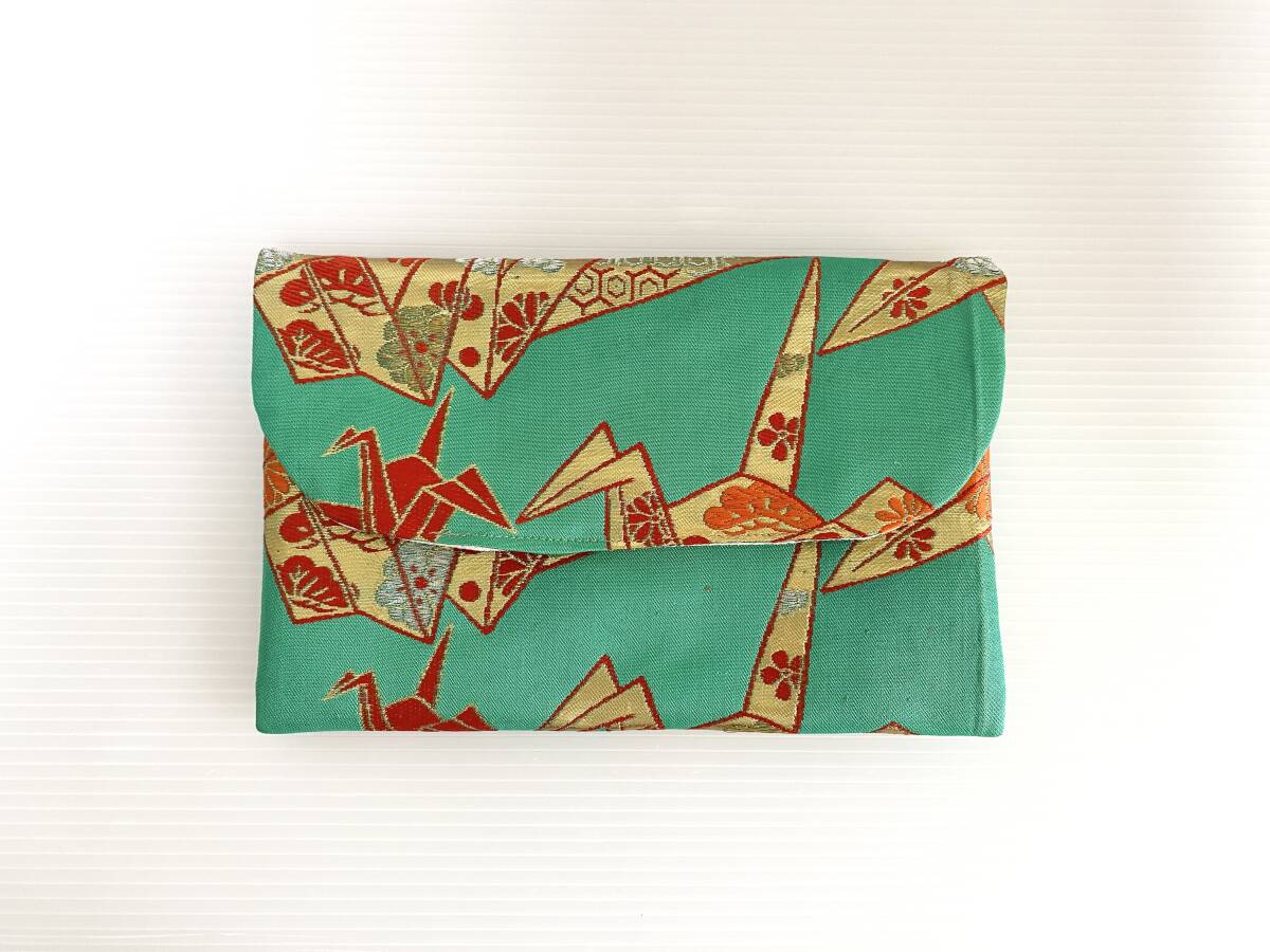 大人可愛いマルチケース帯リメイク御朱印帳入れパスポート入れ通帳入れお薬手帳入れ大人可愛いマルチケース送料込みハンドメイドNO.5360拍卖