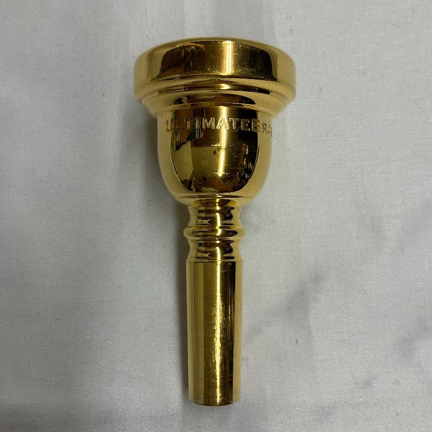 u57889 中古 アルティメットブラス model:4.1 Gold テナーバストロンボーン用マウスピース 金メッキ拍卖