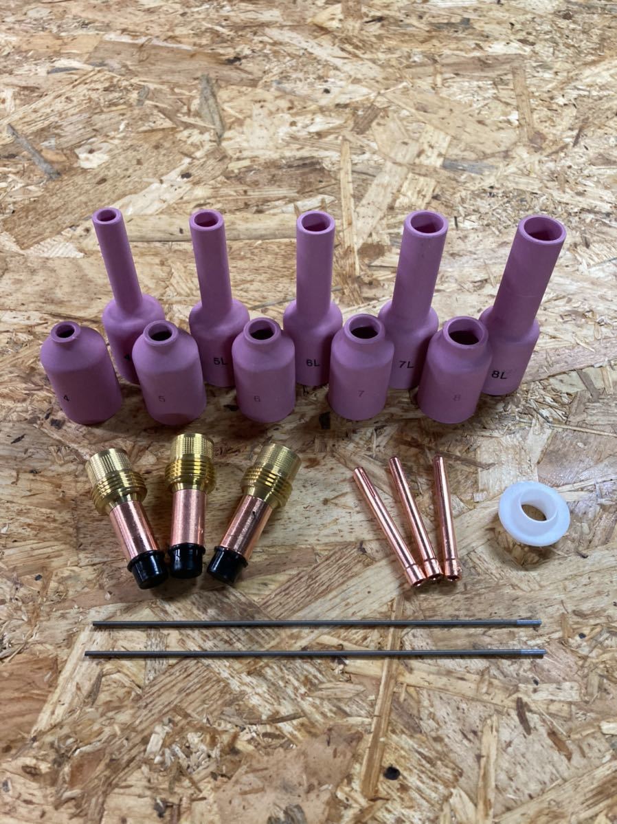 tig溶接 2.4mm ガスレンズセット WP-17 WP-18 WP-26 トーチ コレット タングステン ダイヘン パナソニック ウェルドクラフト拍卖