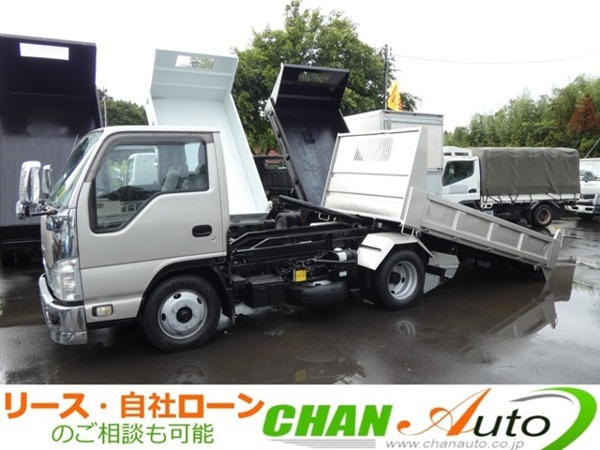 エルフ 強化 3トン ローダーダンプ 三方開 6速MT スライドダンプ 250722拍卖