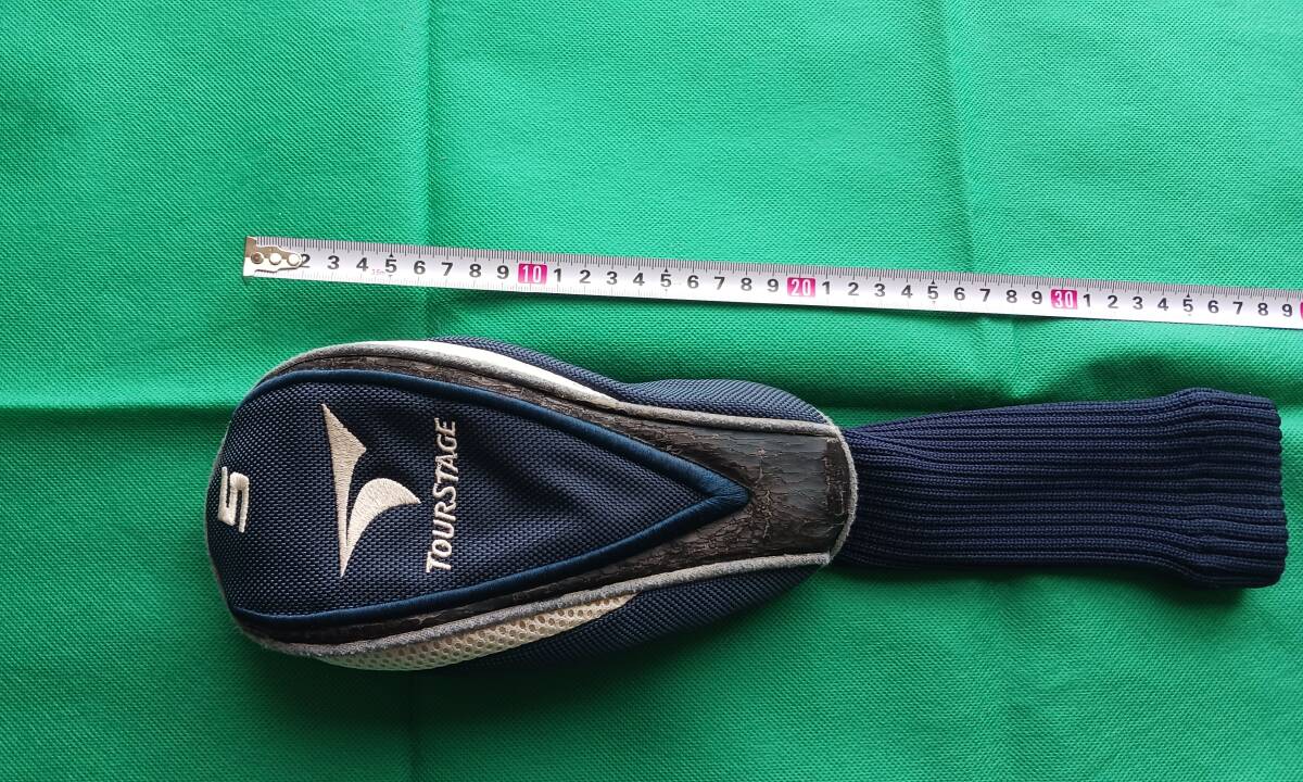 ★★ツアーステージ TOURSTAGE ヘッドカバー 5W用 (紺)E43拍卖