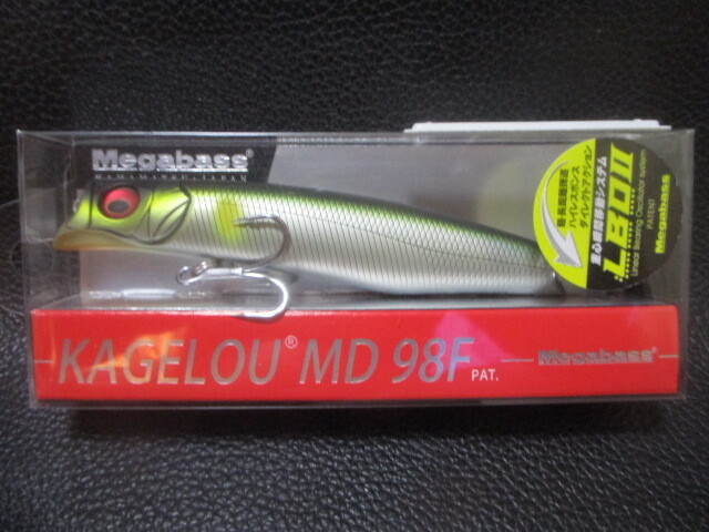 (FG25.7.7SW)メガバス カゲロウMD98F オボロアユ 新品未使用! 拍卖