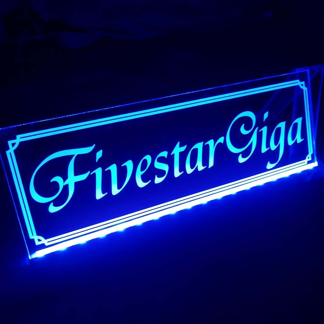 ファイブスター ギガ⑥ LED アクリルプレート ワンマン灯 トラック アンドン 安全窓 内装 ライト いすゞ GIGA ISUZU シガーソケット USB拍卖