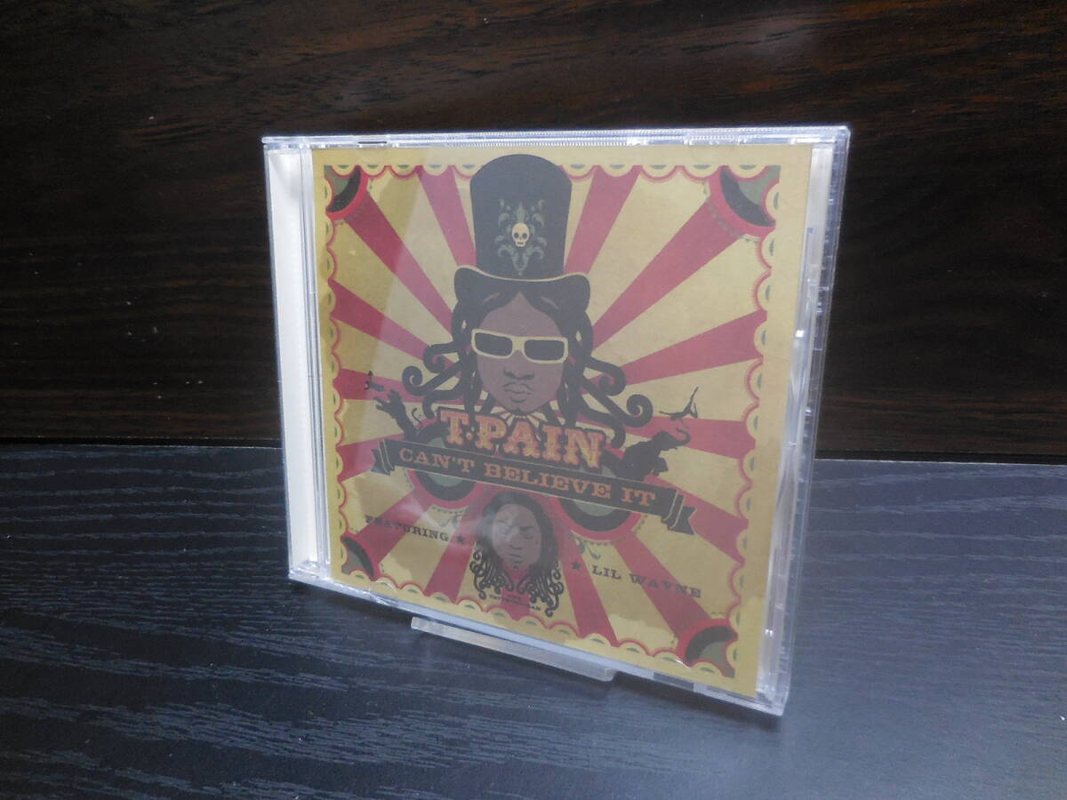 T-PAIN T-ペイン FEATURING LIL WAYNE CAN'T BELIEVE IT プロモ盤 非売品 プロモーションCD拍卖