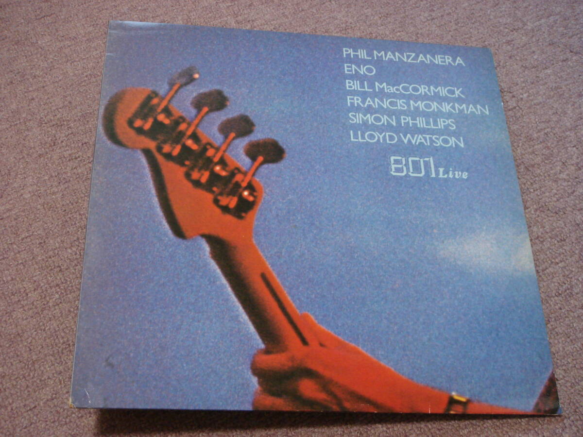 LP 801 801 Live UK盤 フィル・マンザネラ ブライアン・イーノ ビル・マコーミック サイモン・フィリップス ロイド・ワトソン拍卖