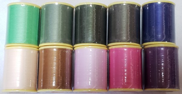 糸1700 シャッペスパン ♯90 ミシン糸 薄地用 300m ポリエステル 10点セット 送料込み 格安!セール!拍卖