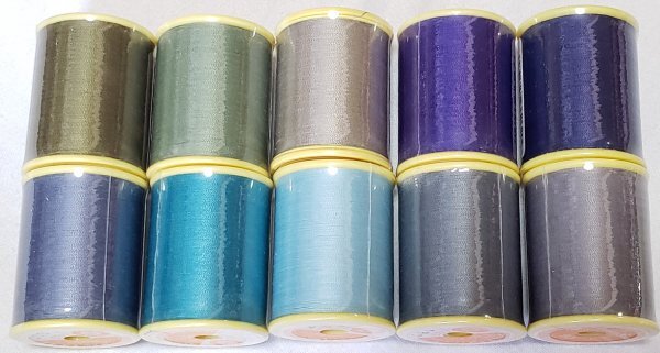 糸1695 シャッペスパン ♯90 ミシン糸 薄地用 300m ポリエステル 10点セット 送料込み 格安!セール!拍卖