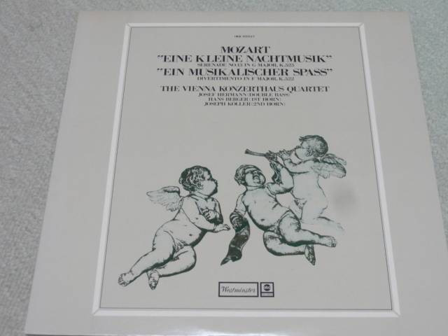 モーツアルト 「アイネクライネナハトムジーク 他」ウィーンコンツェルトハウス4重奏団 日ウエストミンスター 美品拍卖