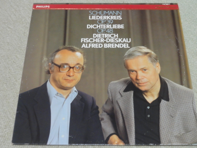 D F ディースカウ シューマン 詩人の恋 リーダークライスOP39 ピアノ ブレンデル 蘭フィリップス 美品拍卖