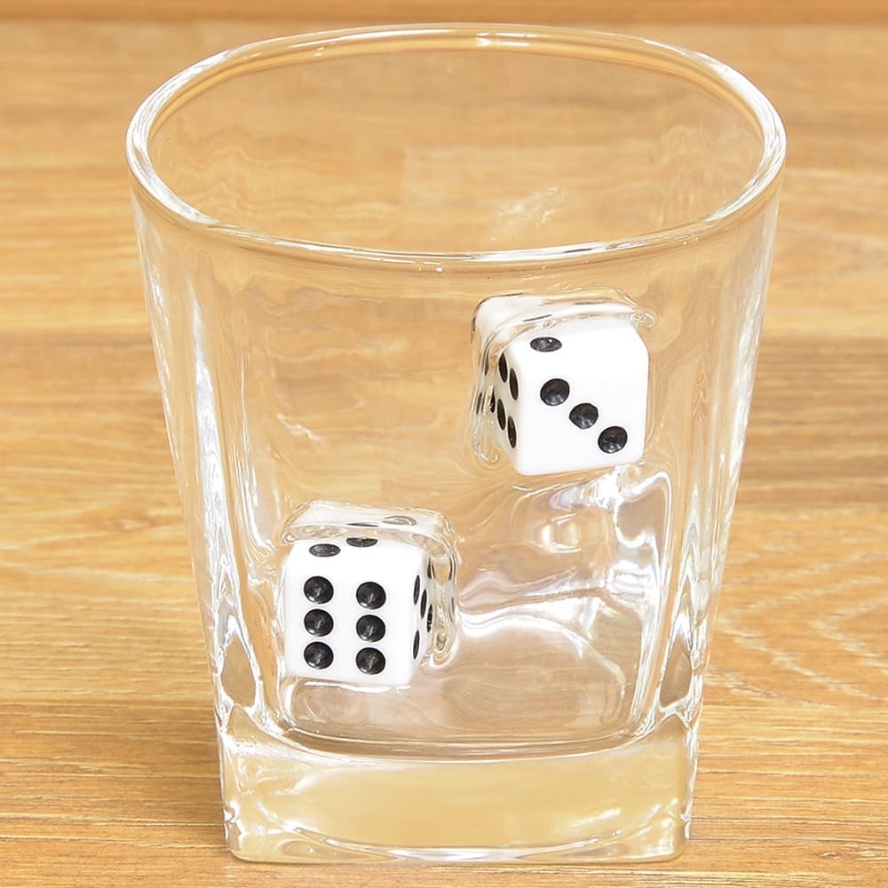 Caliber Gourmet ウイスキーグラス Lucky Dice Glass サイコロ CBG-LMS-DISE コップ拍卖