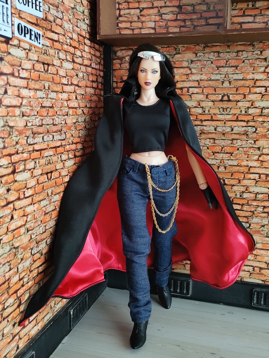 12インチアクションフィギュア用1/6スケール ZCgirl製マント ファイセン ドール 人形 TBLeague フィギュア拍卖