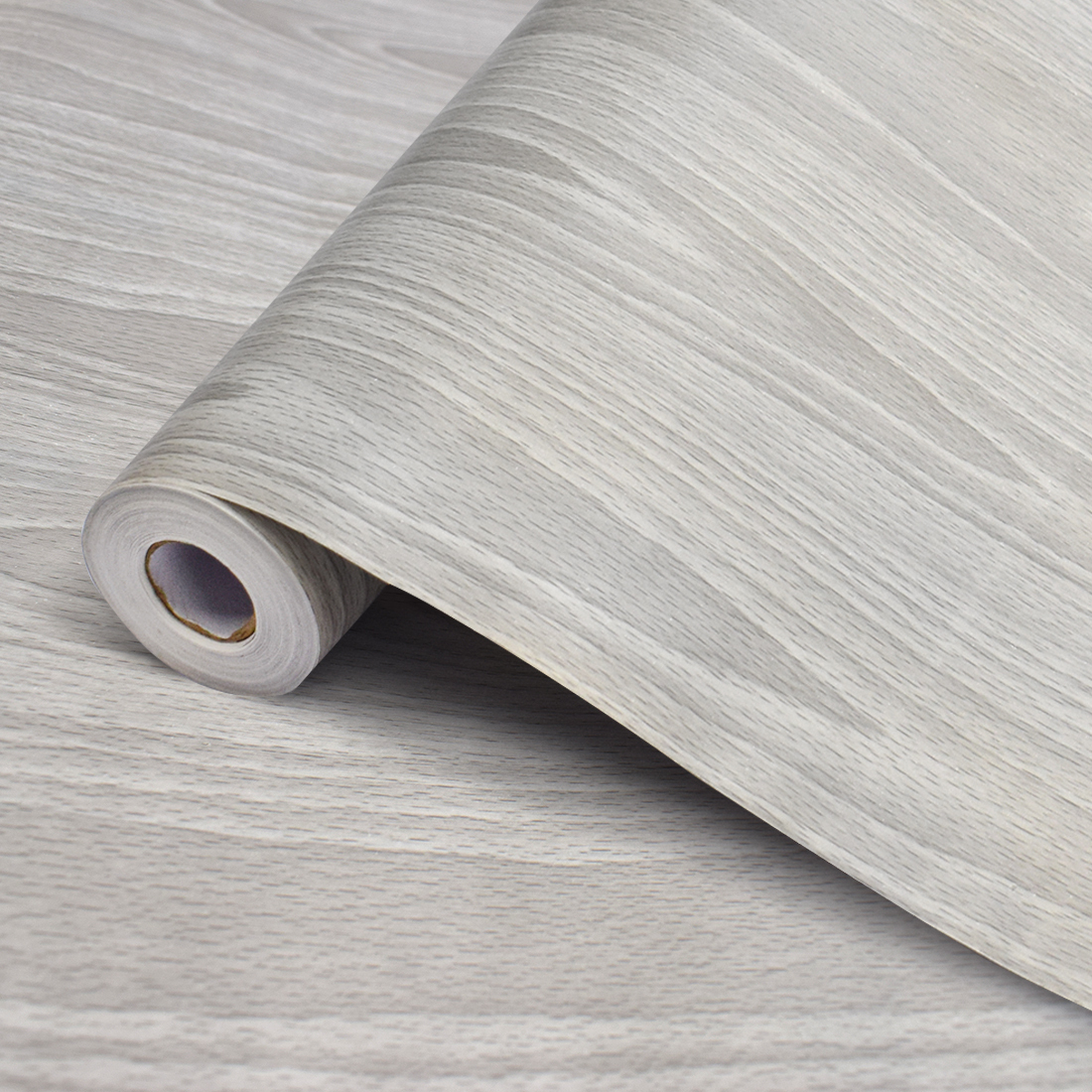 壁紙シール 木目 45cm*10m 剥がせる リメイクシート リメイクシール 木目調 模様替え 多用途 おしゃれ 防水 防汚 ライトグレー拍卖
