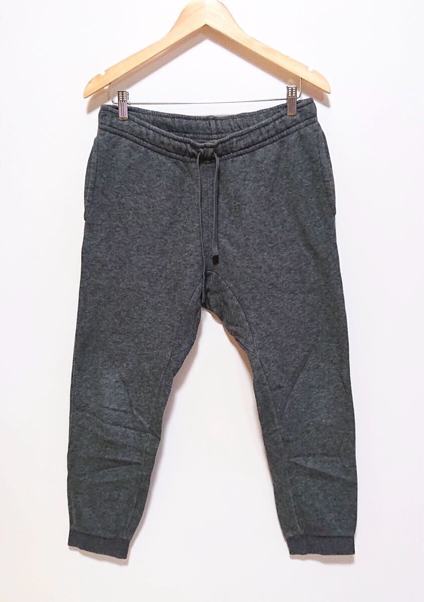 h3756gg NIKE ナイキ サイズM スウェット ジョガーパンツ グレー メンズ カジュアル スポーティJUSTDOIT スポカジ 裏起毛 ウエストゴム拍卖