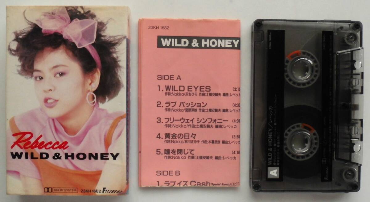 ☆カセットテープ★Rebecca レベッカ★WILD & HONEYワイルド ハニー★拍卖