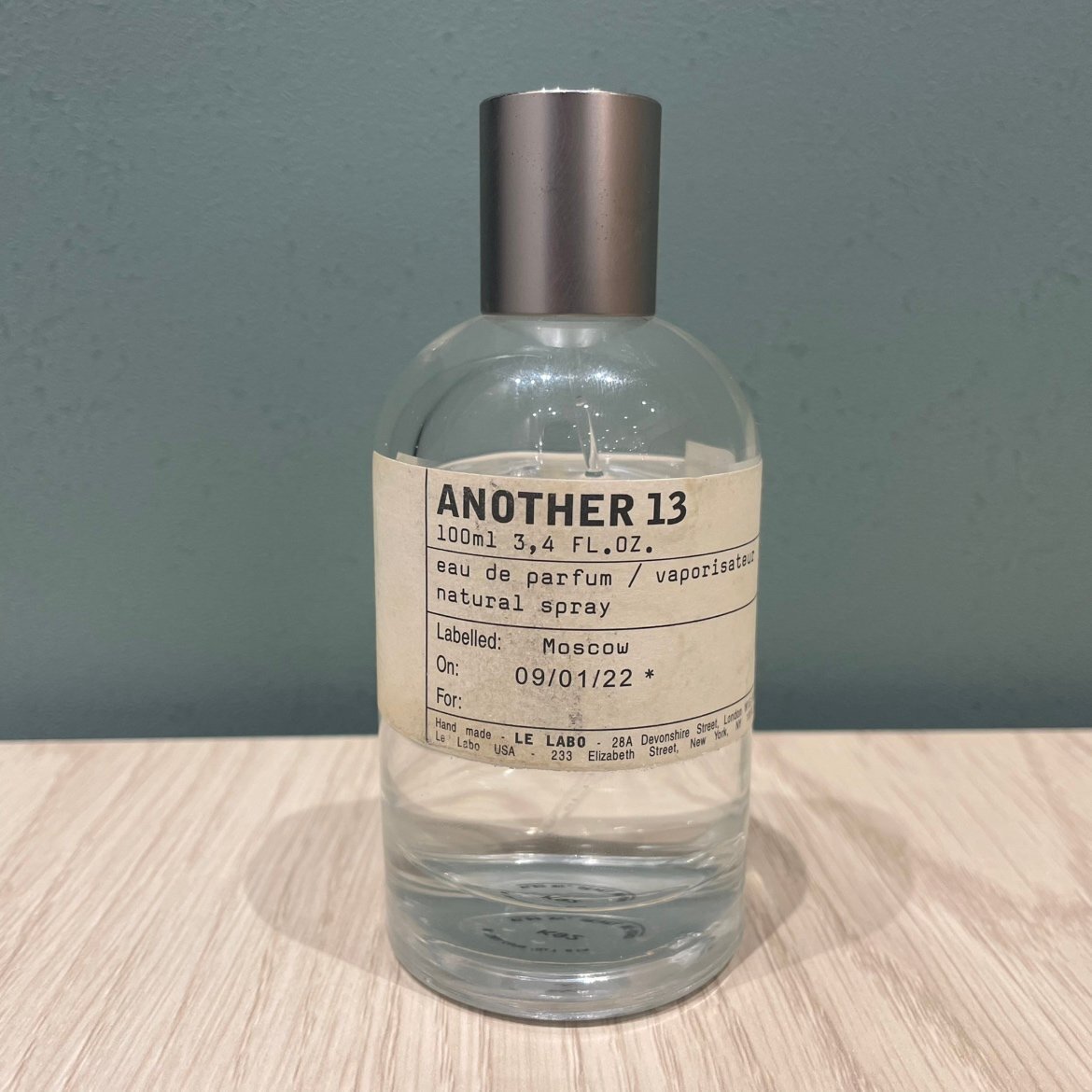 【YOI56277】【開封済】【1円~】ルラボ LE LABO ANOTHER13 アナザー13 EDP 100ml オードパルファム 残量約7割 香水 フレグランス 箱無し拍卖