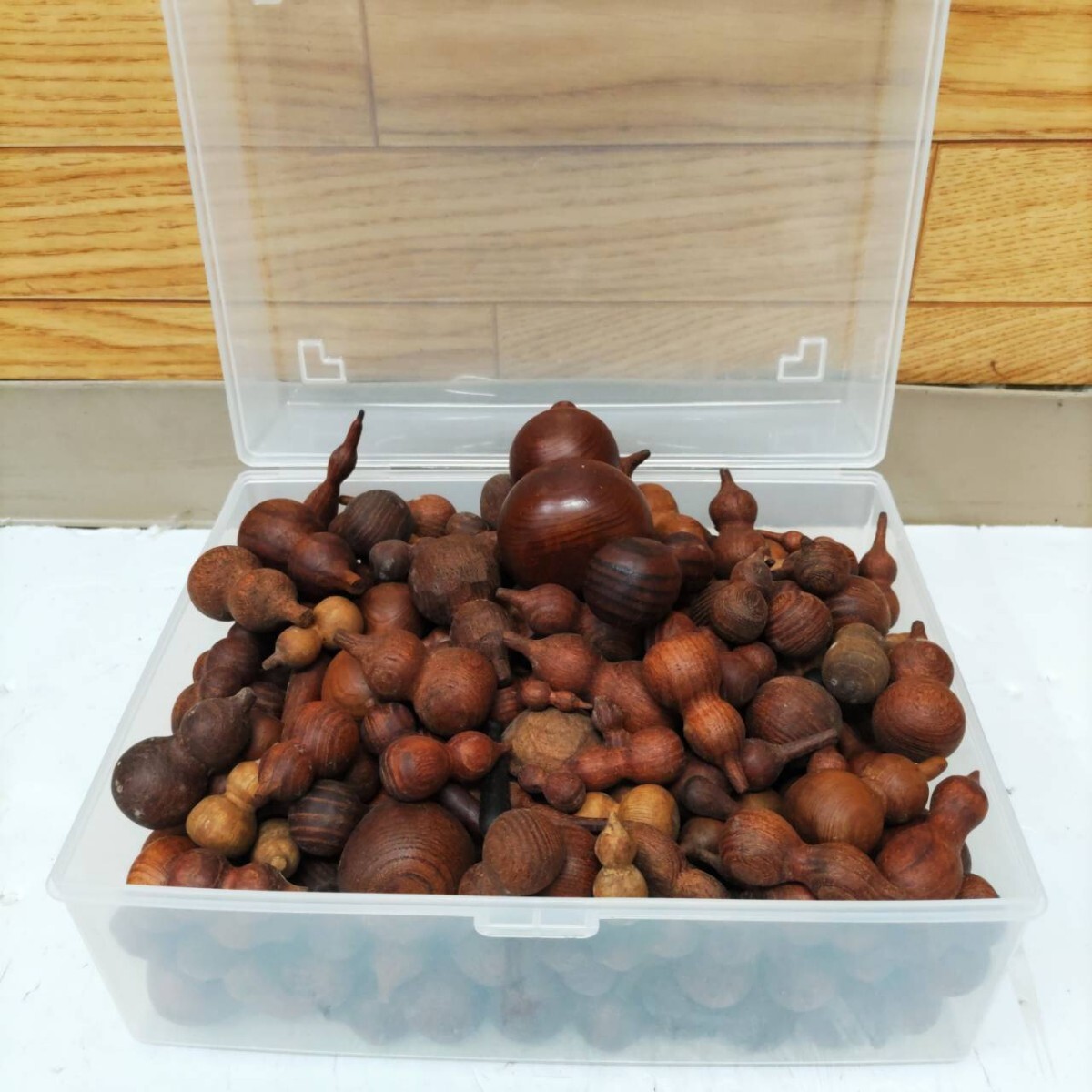 木製 ひょうたん 瓢箪 ミニチュア 置物 大量 まとめて!拍卖