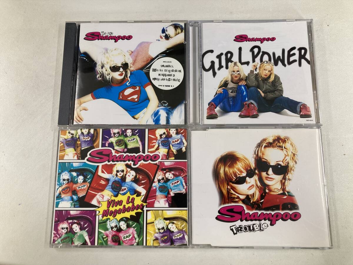 【W0242】シャンプー CD 4枚セット●Shampoo●We Are Shampoo●Girl Power●Viva La Megababes●Trouble拍卖
