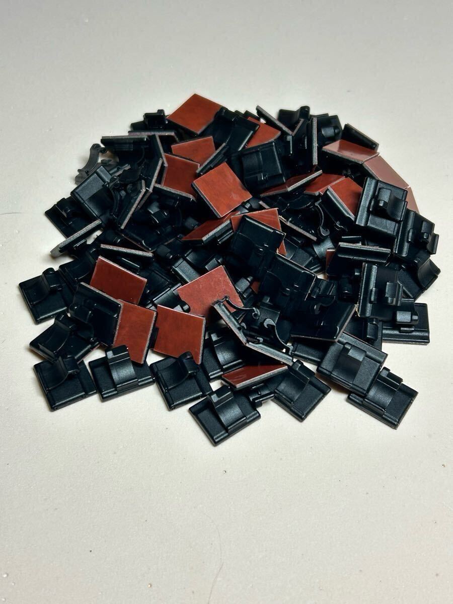 ケーブルクランプ 100個 細線用 0.5〜2mm ケーブルクリップ ナビ取付 送料込拍卖