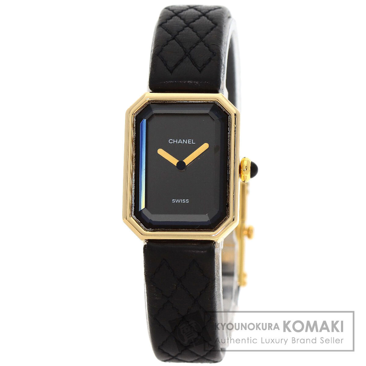 CHANEL シャネル H0090 プルミエール 腕時計 K18イエローゴールド 革 レディース 中古拍卖