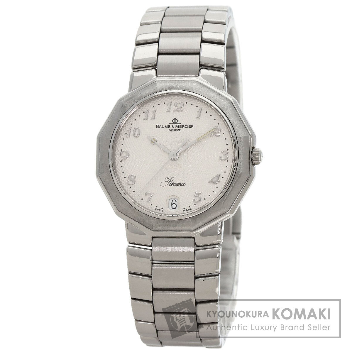 Baume & Mercier ボーム&メルシェ 5131 リビエラ 腕時計 ステンレススチール SS レディース 中古拍卖