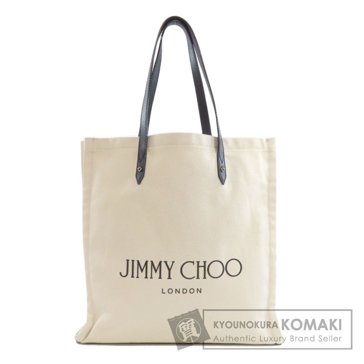 Jimmy Choo ジミーチュウ ロゴ トートバッグ キャンバス レディース 中古拍卖