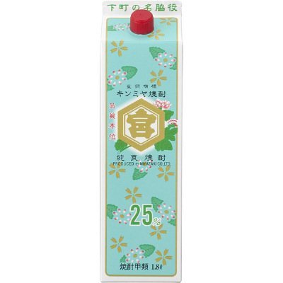 25度 キンミヤ焼酎1.8Lパック6本セット拍卖
