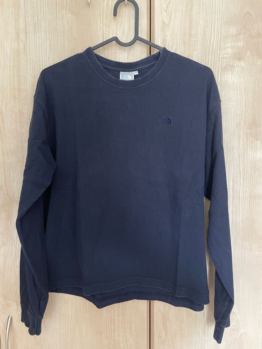 ★ THE NORTH FACE ノースフェイス 長袖 スウェット ネイビー S★拍卖