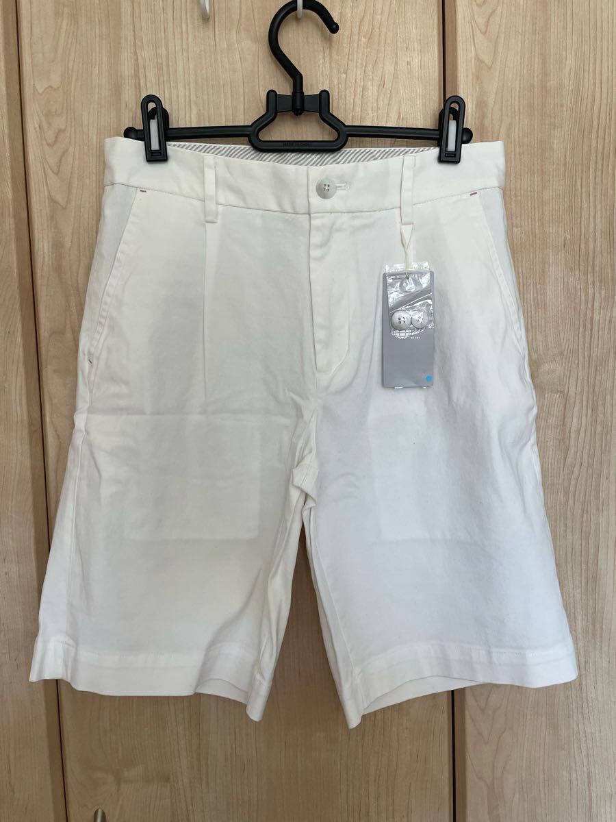 ★未使用 BEAMS LIGHTS ビームス ショートパンツ ハーフパンツ 白 S★拍卖