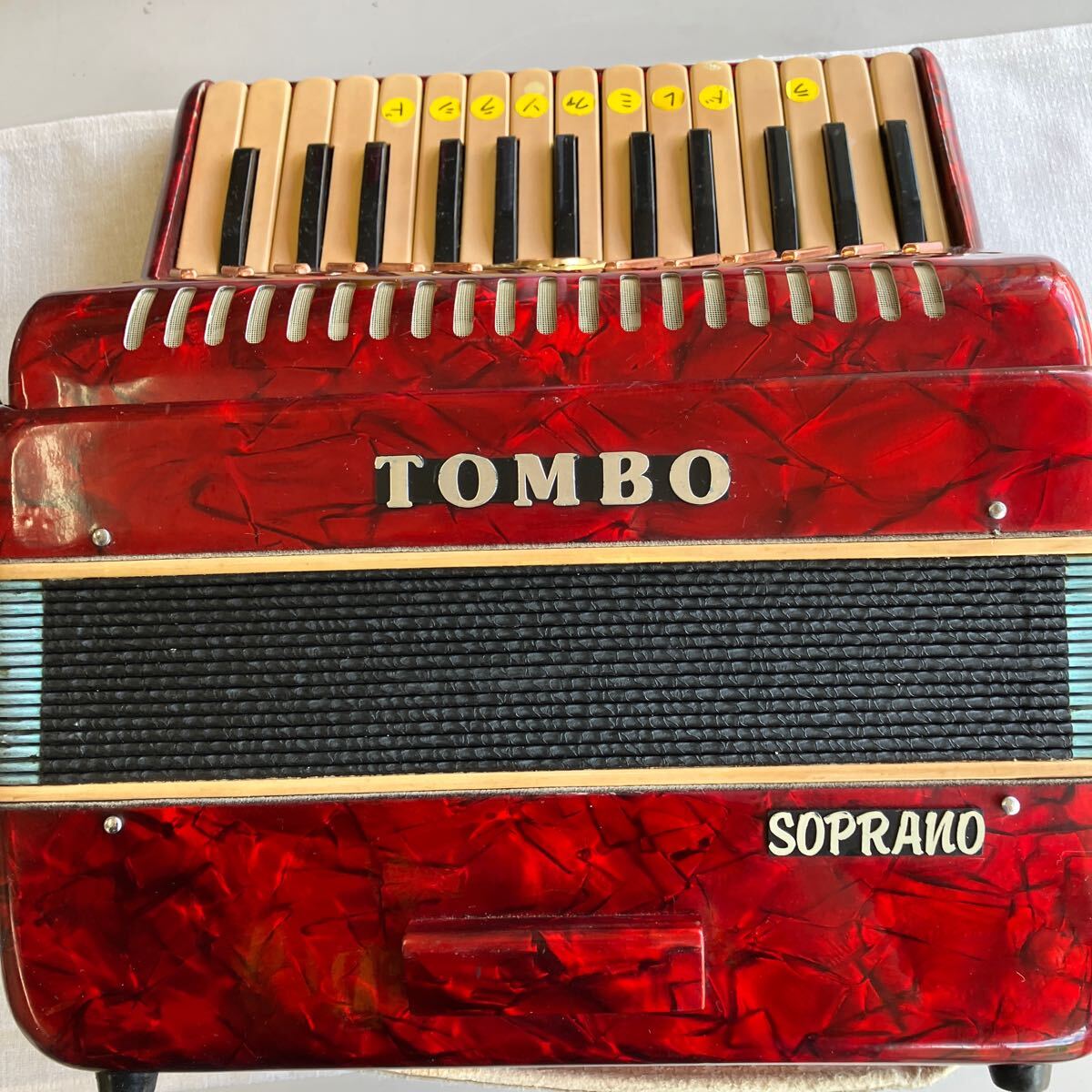 トンボ アコーディオン ソプラノ レッド拍卖