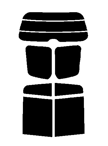 ゼロブラック リヤセット ランドクルーザー200 URJ202W カット済みカーフィルム拍卖