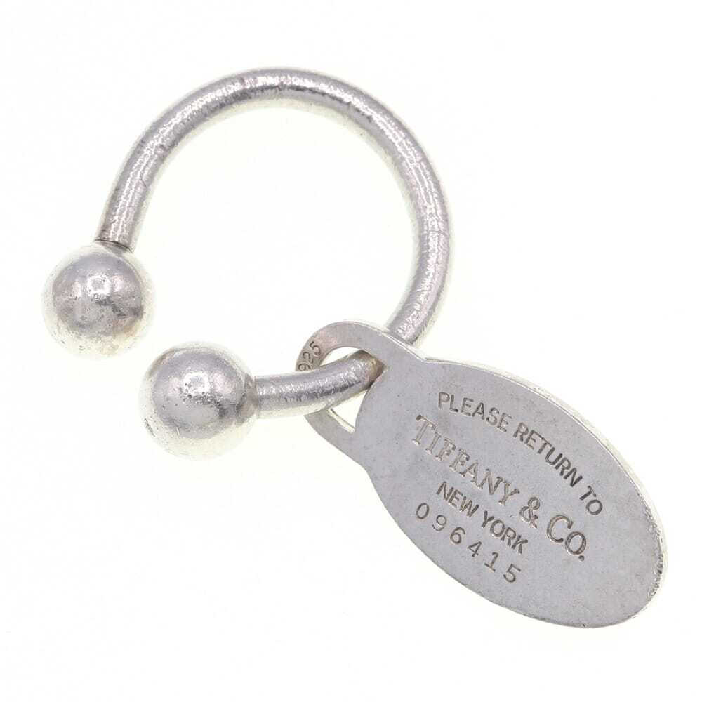 ティファニー キーリング リターントゥ ティファニー オーバルタグ SV スターリングシルバー925 中古 RTT キーホルダー拍卖