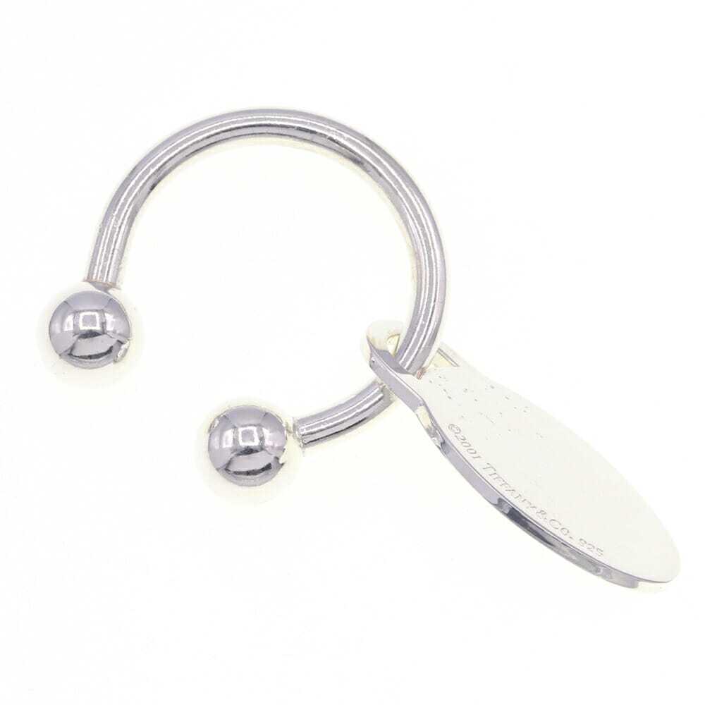 ティファニー キーリング オーバルタグ SV スターリングシルバー925 中古 カギ 鍵 キーホルダー レディース 女性拍卖