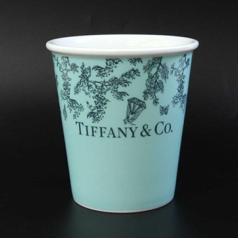 ティファニー カップ ティファニーコーヒーカップ 74626572 ティファニーブルー ボーンチャイナ 中古 テーブルウェア拍卖