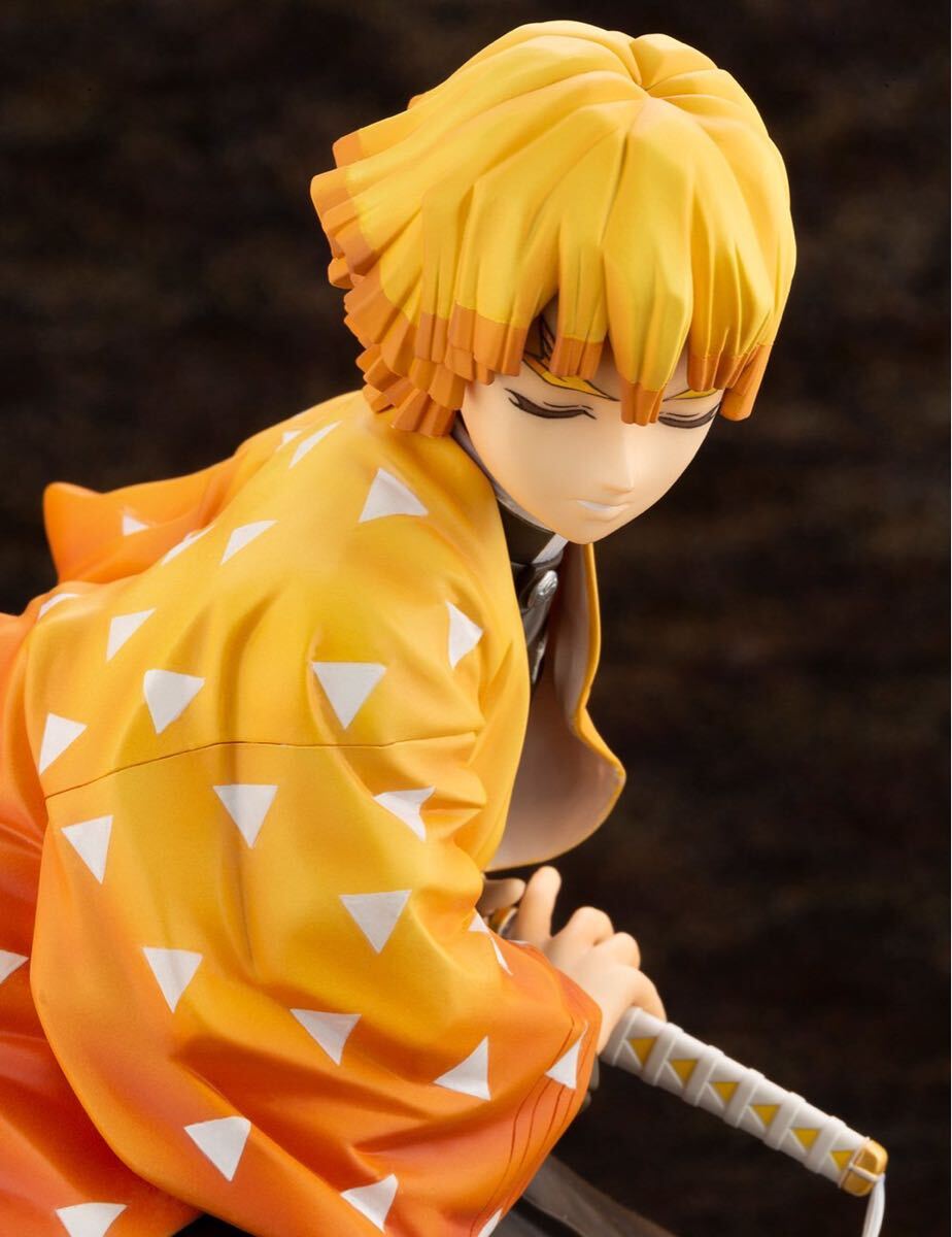 【新品未開封】コトブキヤ ARTFX J 我妻善逸 鬼滅の刃 1/8 スケール フィギュア拍卖