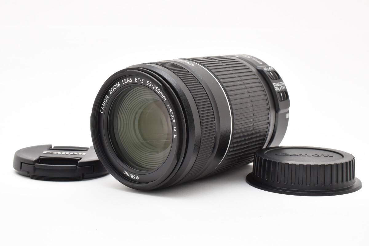 ★☆ 良品! Canon キヤノン EF-S 55-250mm F4-5.6 IS Ⅱ ★☆拍卖
