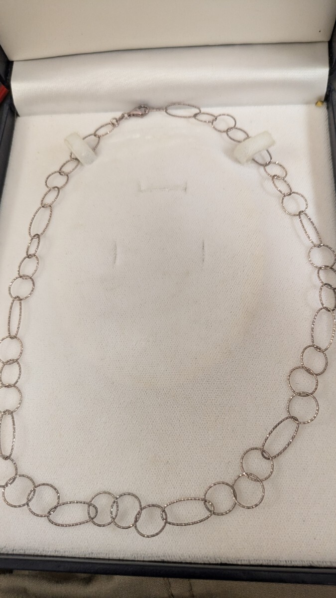 イタリア製シルバー925刻印 ネックレス拍卖