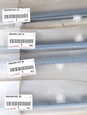 ●新品 トヨタ 80系 ランドクルーザー ランクル 純正 リアドア ベルトモール 水切り ASSY 左右セット★ Rear door belt molding ASSY RH LH拍卖