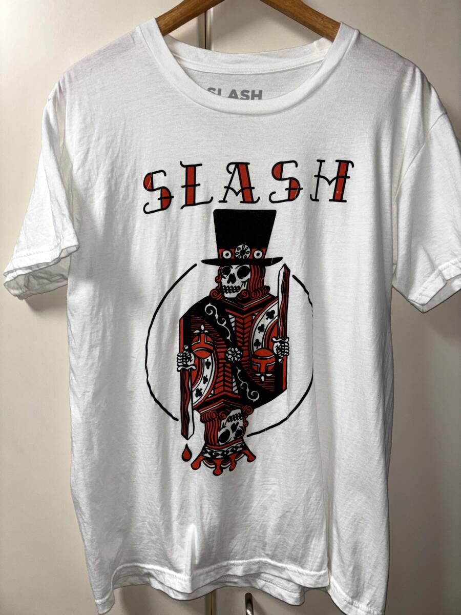 SLASH スラッシュ (GUNS N' ROSES) Royalty Tour White Tee サイズ拍卖