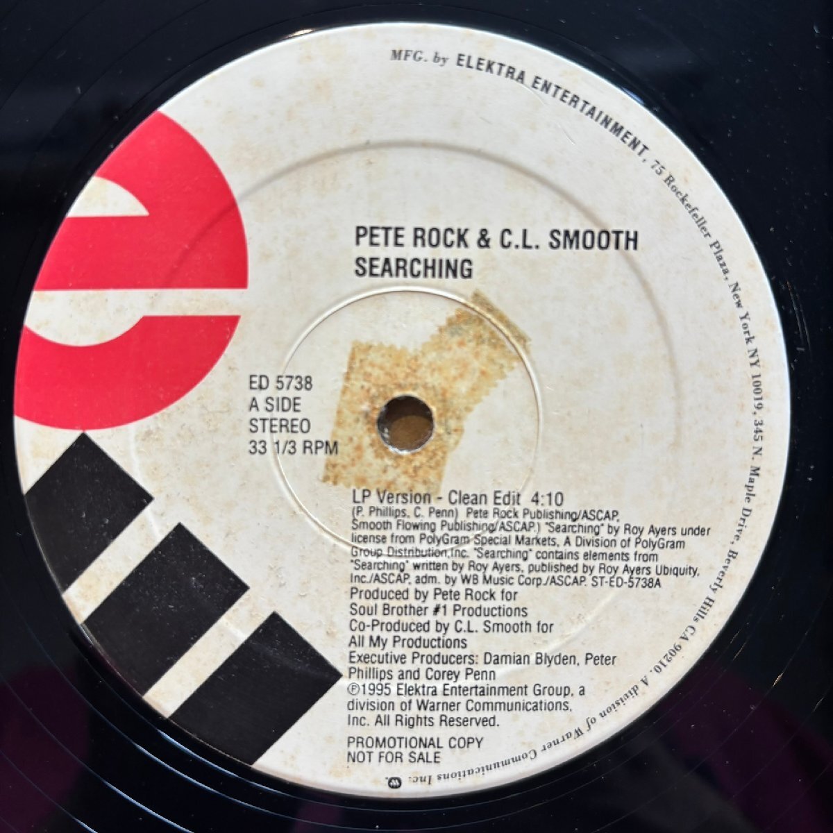 PETE ROCK & C.L.SMOOTH /SEARCHING /ED5738 /12” /US-ORIGINAL /URT拍卖