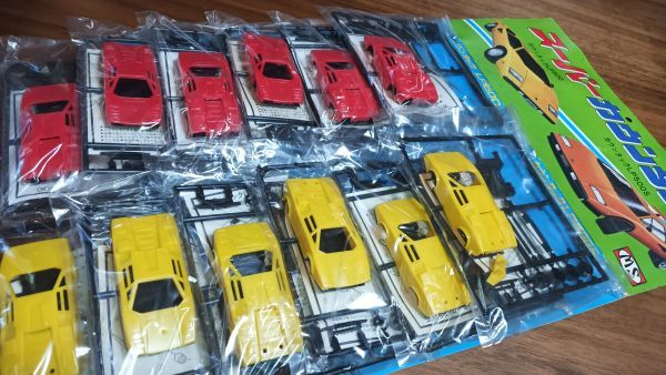 駄菓子屋 スーパーカー カウンタック LP500 LP500S スーパーカウンタック プラモデルセット 昭和レトロ拍卖